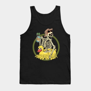 enjoying skull Tank Top